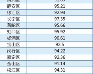 上海最繁华的区排名(上海哪个区工业最多)